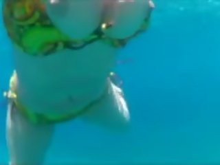 Sous l&apos;eau adulte agrafe swiming éjac