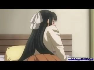 Sexy hentai darling gets fingered porn