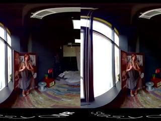 Charming amateur girls dancing and teasing in this exclusive VR mov